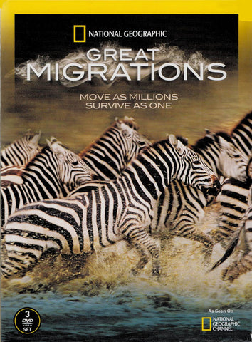 Great Migrations - National Geographic (3-DVD Set) (Boxset) DVD Movie