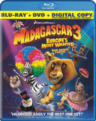 Madagascar 3 - Europe s Most Wanted (Yellow Trim) (Bilingual) (Blu-ray + DVD + Digital) (Blu-ray)