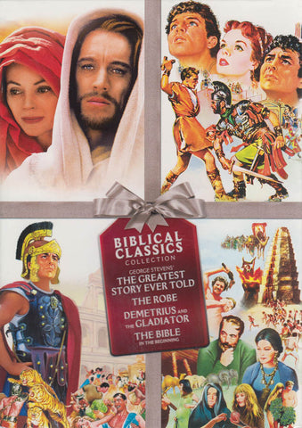 Biblical Classics Collection(Greatest Story Ever Told/Robe/Demetrius&The Gladiators/Bible) (Boxset) DVD Movie