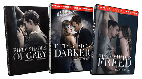 Fifty Shades Of Grey / Fifty Shades Darker / Fifty Shades Freed (Boxset) (Bilingual) DVD Movie