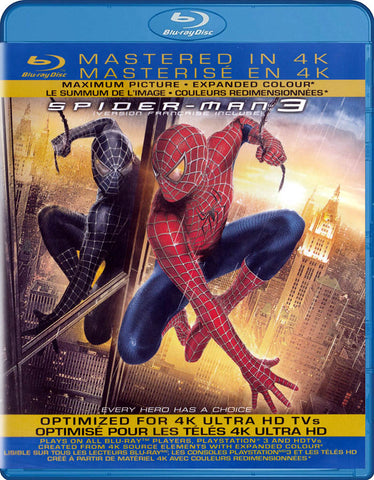Spider-Man 3 (Mastered in 4K) (Blu-ray) (Bilingual) Blu-Ray Movie