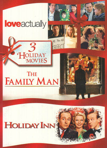 3 Holiday Movies (Love Actually / The Family Man / Holiday Inn) (Boxset) DVD Movie