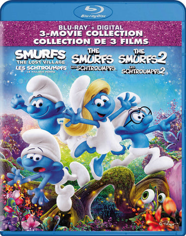 Smurfs - The Lost Village / The Smurfs / The Smurfs 2 (Blu-ray + Digital) (Blu-ray) (Bilingual) BLU-RAY Movie