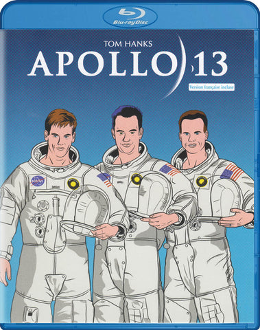 Alternative Apollo 13 Blu-Ray cover. The three astronauts are hand drawn.