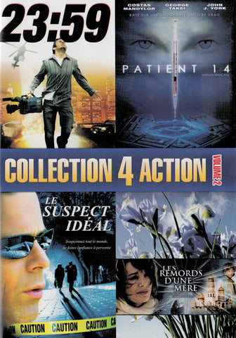 Collection 4 Action: Vol. 2 (23:59 / Patient 14 / Le Suspect Ideal / Les Remords D'une Mere) DVD Movie
