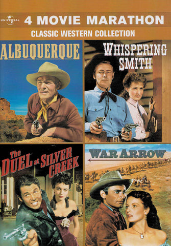 Albuquerque / Whispering Smith / The Duel at Silver Creek / War Arrow (CA Version) DVD Movie