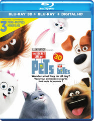 The Secret Life Of Pets (Blu-ray 3D + Blu-ray + Digital HD) (Blu-ray) (Bilingual)