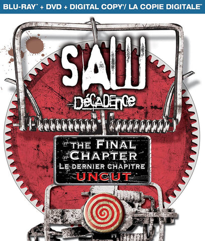 Saw: The Final Chapter (Uncut) (Bilingual) (Blu-ray + DVD + Digital Copy) (Blu-ray) BLU-RAY Movie
