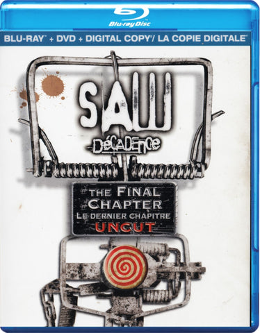 Saw: The Final Chapter (Uncut) (Bilingual) (Blu-ray + DVD + Digital Copy) (Blu-ray) BLU-RAY Movie