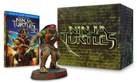 Teenage Mutant Ninja Turtles - Raphael Gift Set (Blu-ray 3D + DVD + Digital HD) (Blu-ray) (Boxset) Blu-Ray Movie