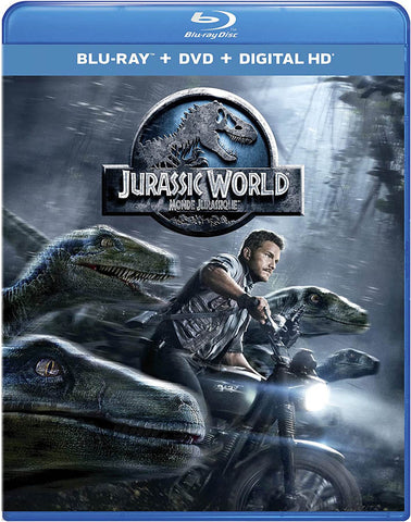 Jurassic World (Blu-ray + DVD + Digital Copy) (Blu-ray) (Bilingual) Blu-Ray Movie