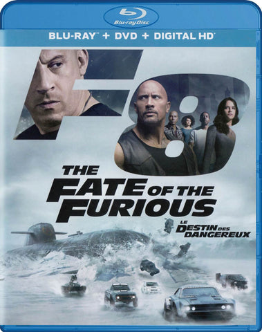 The Fate of the Furious (Blu-ray + DVD + Digital HD) (Blu-ray) (Bilingual) Blu-Ray Movie