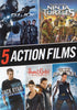 5 Action Films (G.I.Joe / TMNT / Shadow Recruit / Witch Hunters / Tomb Raider) DVD Movie