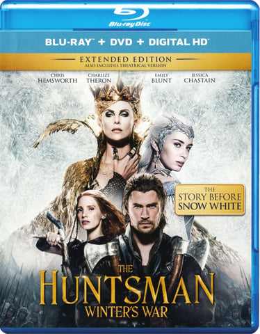 The Huntsman - Winter s War (Blu-ray + DVD + Digital HD) (Blu-ray) (Extended Edition) BLU-RAY Movie