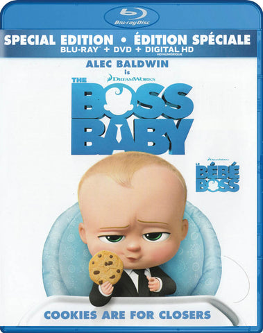 The Boss Baby (Blu-ray + DVD + Digital HD) (Blu-ray) (Bilingual) Blu-Ray Movie