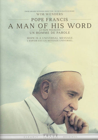 Pope Francis - A Man of His Word (Bilingual) DVD Movie