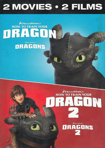 How To Train Your Dragon 1 / 2 (Double Feature) (Bilingual) DVD Movie