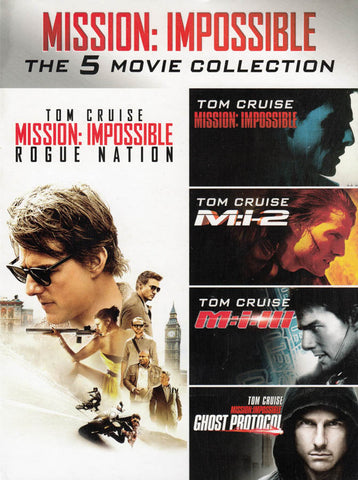 Mission: Impossible (The 5-Movie Collection) (Boxset) DVD Movie