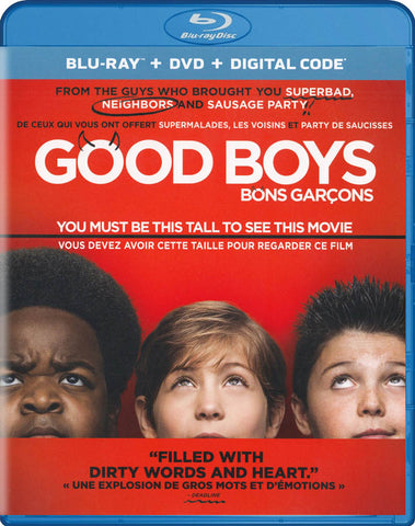 Good Boys (Blu-ray + DVD + Digital Code) (Blu-ray) (Bilingual) Blu-Ray Movie