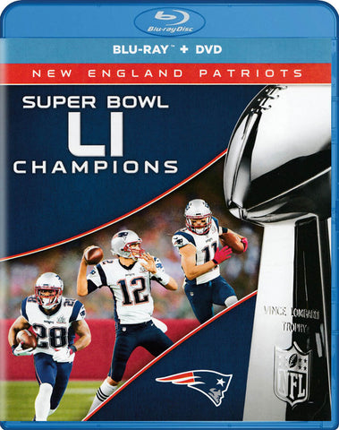 NFL - Super Bowl LI Champions - New England Patriots (Blu-ray + DVD) (Blu-ray) BLU-RAY Movie