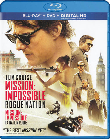 Mission: Impossible - Rogue Nation (Blu-ray + DVD + Digital HD) (Blu-ray) (Bilingual) Blu-Ray Movie