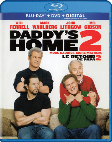 Daddy's Home 2 (Blu-ray + DVD + Digital) (Blu-ray) (Bilingual) BLU-RAY Movie
