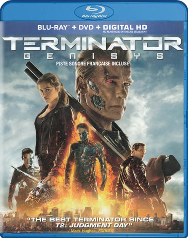 Terminator : Genisys (Blu-ray + DVD + Digital HD) (Blu-ray) (Bilingual) Blu-Ray Movie