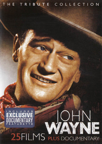 John Wayne : The Tribute Collection (25 Films Plus Documentary) DVD Movie
