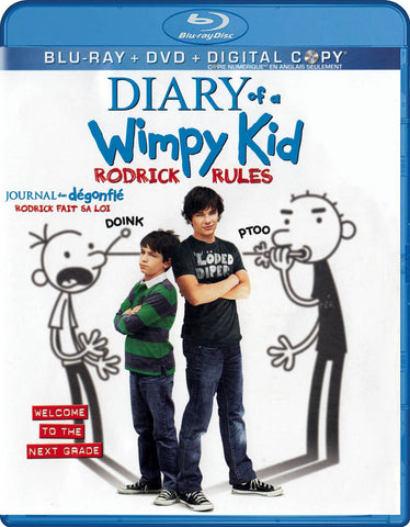 Diary of a Wimpy Kid - Rodrick Rules (Blu-ray / DVD + Digital Copy) (Blu-ray) (Bilingual) Blu-Ray Movie
