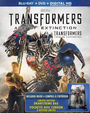 Transformers: Age of Extinction (Blu-ray + DVD) (Blu-ray) (Boxset) (Bilingual) Blu-Ray Movie