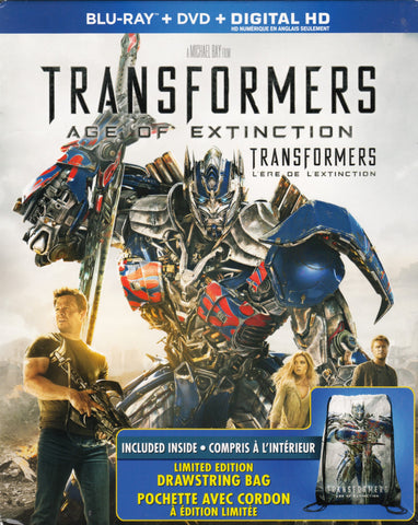 Transformers: Age of Extinction (Blu-ray + DVD) (Blu-ray) (Boxset) (Bilingual) Blu-Ray Movie