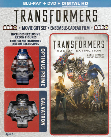Transformers: Age of Extinction (Incl. Kreon Figures) (Blu-ray + DVD) (Blu-ray) (Boxset) (Bilingual) BLU-RAY Movie