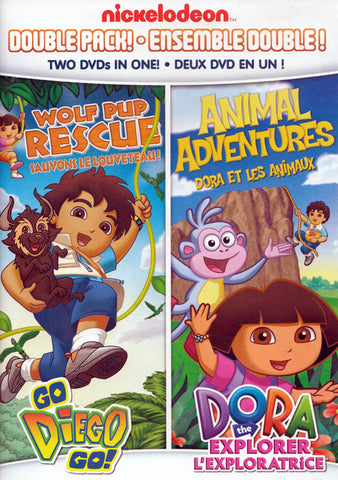 Go Diego Go / Dora (Double Feature) (Wolf Pup Rescue / Animal Adventures) (Bilingual) DVD Movie