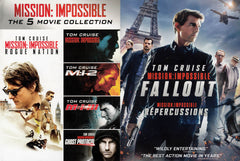 Mission: Impossible 1-6 Movie Collection (2-Pack) (Boxset)