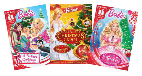 Barbie (Nutcracker / A Perfect Christmas / A Christmas Carol) (3-Pack) (Bilingual) (Boxset) DVD Movie