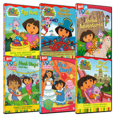 Dora the Explorer - Egg Hunt / Meet Diego .... Animal Adventures (6-Pack) (Boxset)