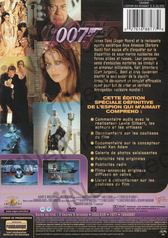 The Spy Who Loved Me (Special Edition) (French Cover) DVD Movie