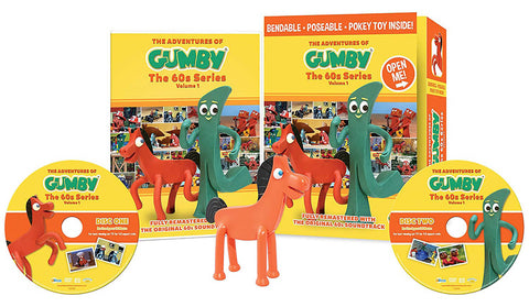 Adventures of Gumby - 60s Series Volume 1(with Bendy Figures) (Boxset) DVD Movie