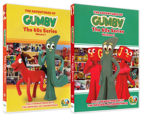 Gumby&nbsp;: La série des années 60 (Volumes 1 et 2) (Pack de 2) (Coffret) Film DVD