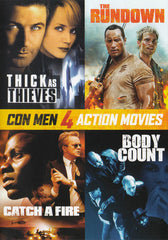 Con Men 4 Action Movies (Thick As Thieves / The Rundown / Catch A Fire / Body Count)