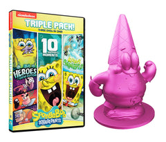 Spongebob Squarepants Triple Pack & Gnerd Gnome (Pink Chrome) (Boxset)