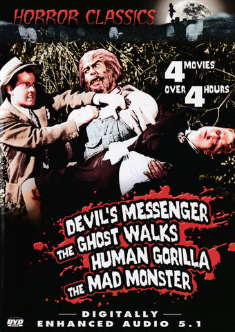 Devil s Messenger / The Ghost Walks / Human Gorilla / The Mad Monster (4-Movies Horror Classics) DVD Movie