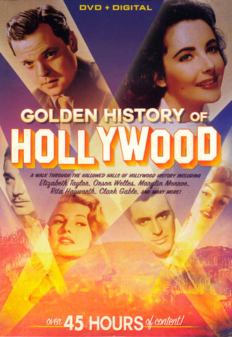 Golden History of Hollywood (Over 45 Hours of Documentaries) (Boxset) DVD Movie