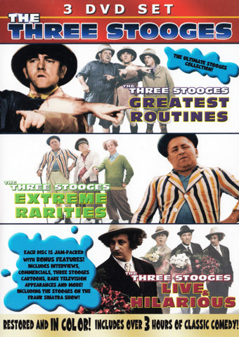 The Three Stooges: Triple Whammy (3-Disc Gift Set) (Boxset) DVD Movie