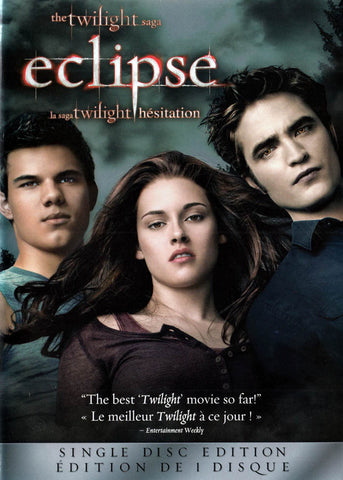The Twilight Saga : Eclipse (Single-Disc Edition) (Bilingual) DVD Movie