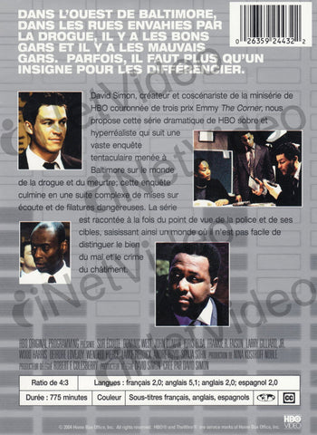 The Wire - The Complete First Season (Boxset) (French Cover) DVD Movie