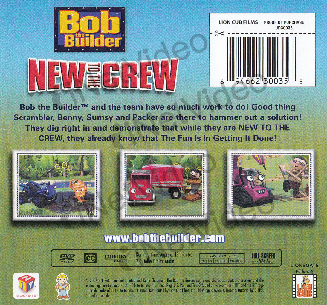 Bob The Builder New To The Crew On DVD Movie bob-the-builder-new-to-the-crew-on-dvd-movie