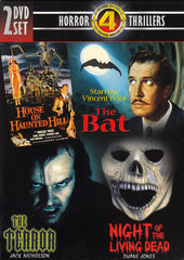 4-Horror/Thriller: House on the Haunted Hill, The Bat, The Terror, Night of the Living Dead (Boxset)