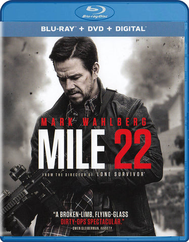 Mile 22 (Blu-ray + DVD + Digital) (Blu-ray) Blu-Ray Movie