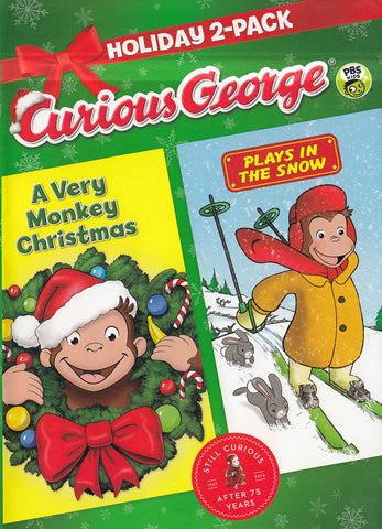 Curious George - Holiday 2-Pack (A Very Monkey Christmas / Plays in the Snow) DVD Movie